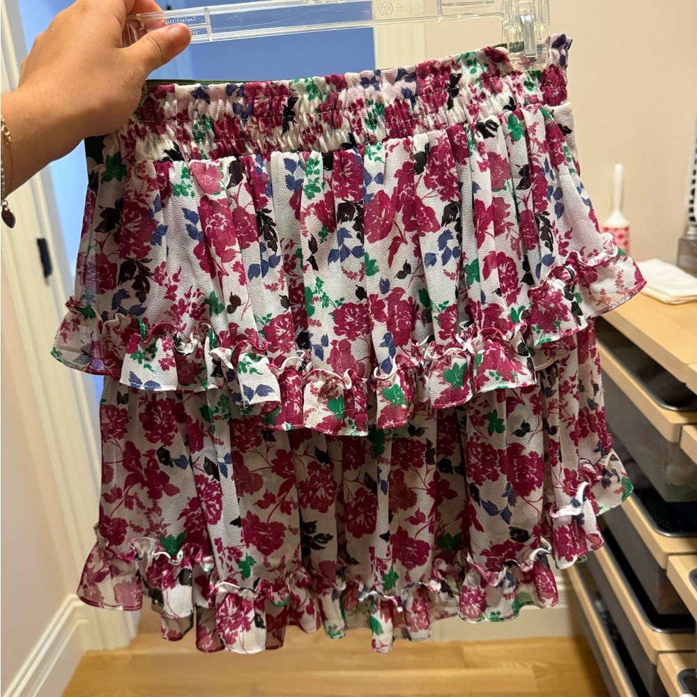 Misa LA size XS floral mini skirt. Perfect condition